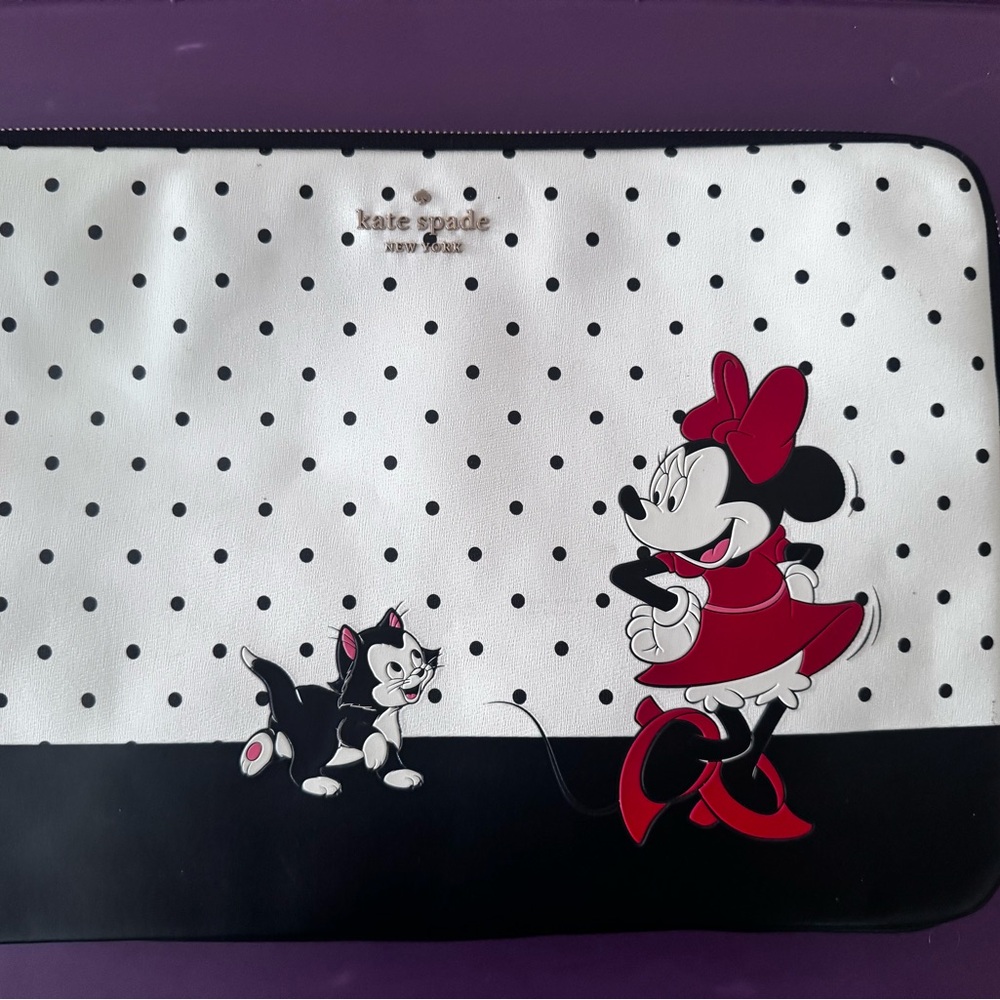 Kate Spade Minnie Mouse Polka Dot Laptop Sleeve